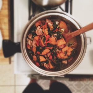 Kale & Chicken Stew