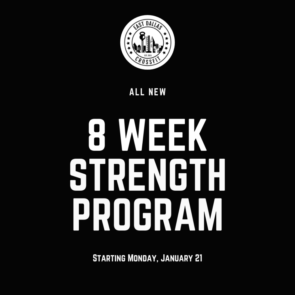8 Week Strength Program Programming