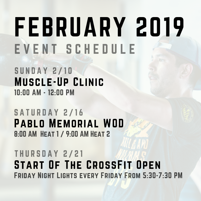 February Event Calendar (Programming Overview: Feb. 4-10)